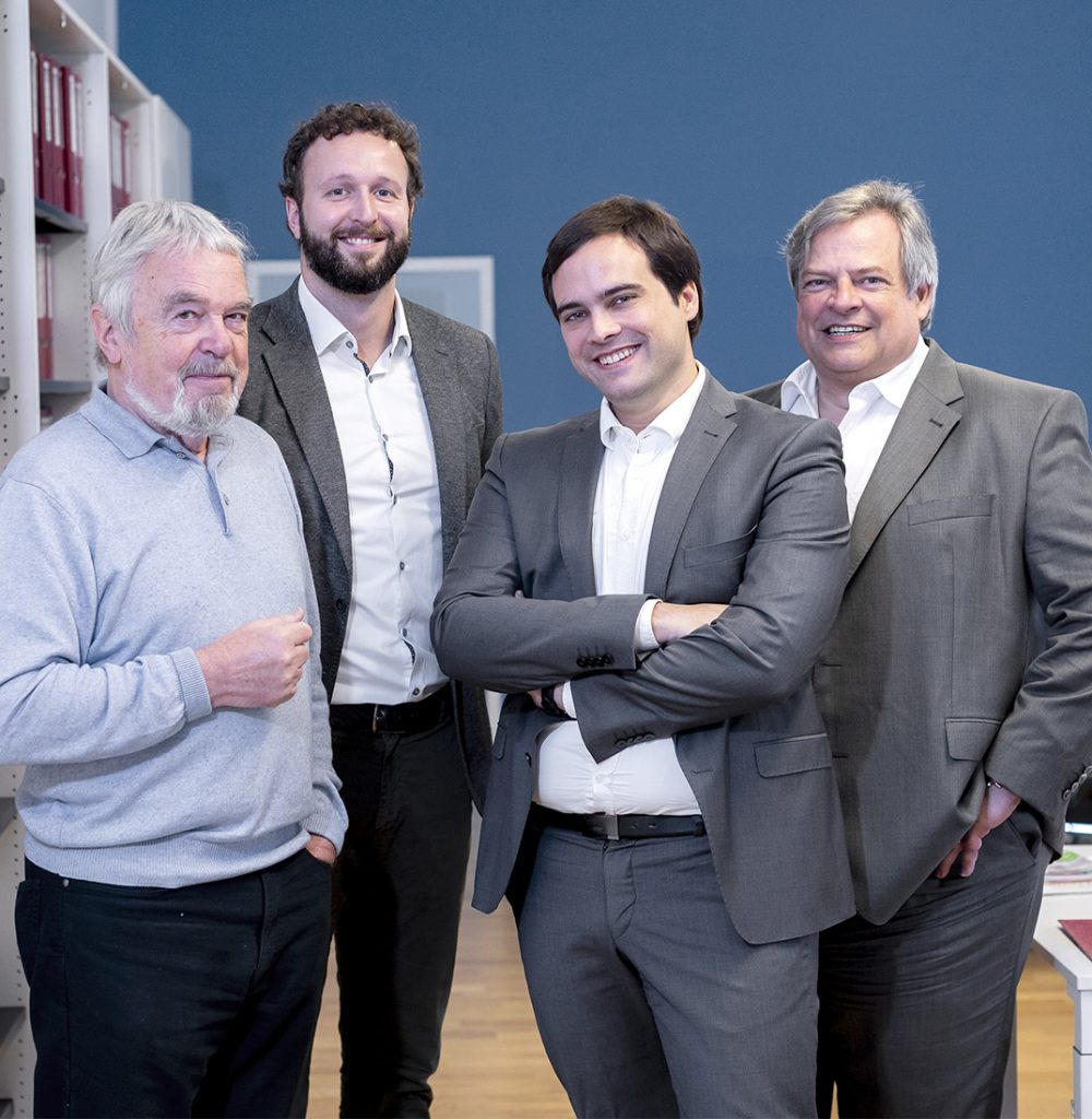 Gruppenbild der Geschäftsführung in Düsseldorf